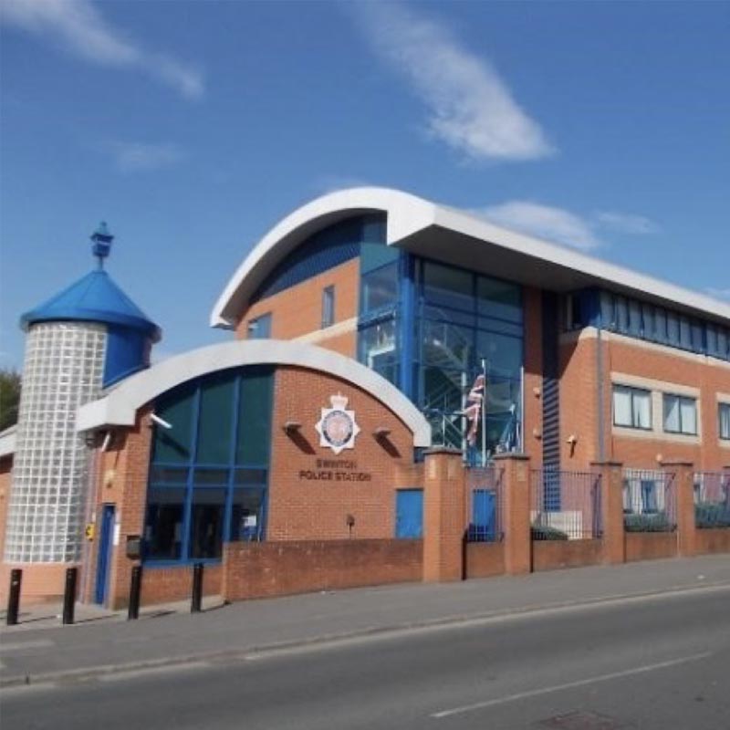Swinton Police Station, Salford, England.