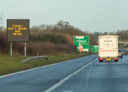 motorway sign - Think! Don't Drink and Drive