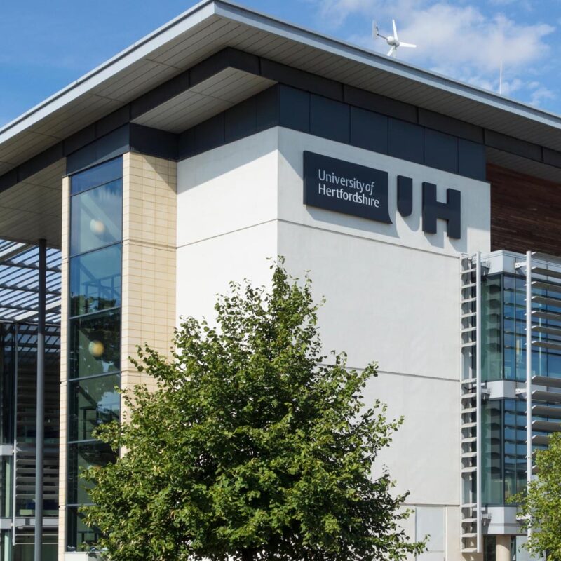 De Havilland Campus, University of Hertfordshire, Hatfield, England.