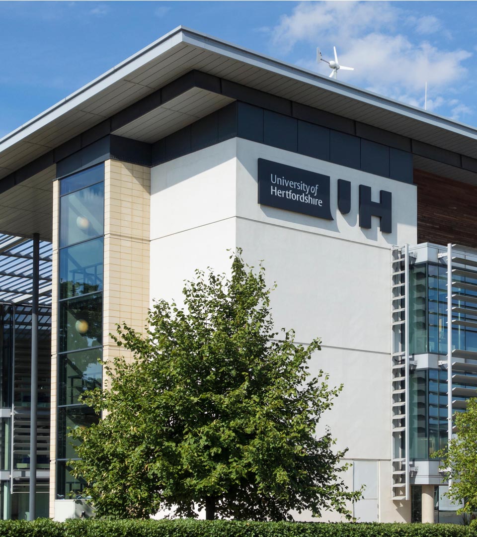De Havilland Campus, University of Hertfordshire, Hatfield, England.