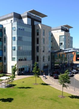 Peterborough City Hospital, Peterborough, England.