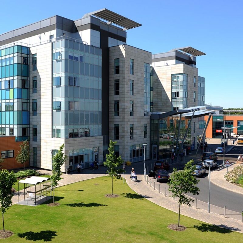 Peterborough City Hospital, Peterborough, England.