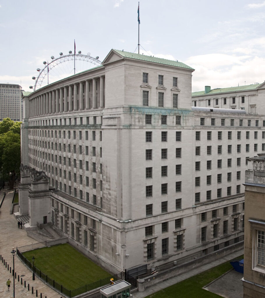 Ministry of Defence, Whitehall, London, England.