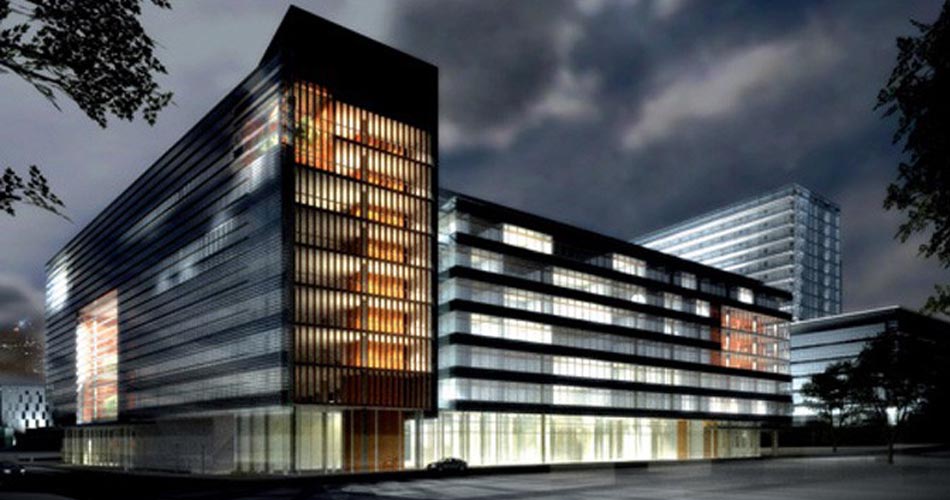 Image of the Centre hospitalier de l'Université de Montréal (CHUM, translated as University of Montreal Health Centre) in Montreal