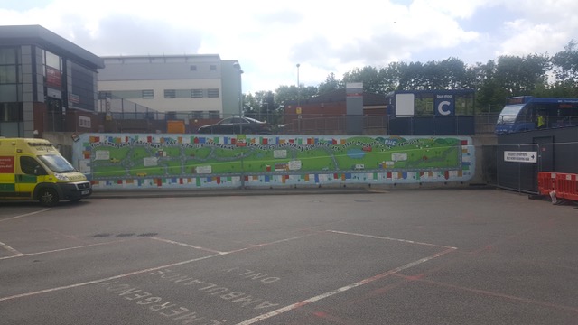 Derby Hospital Mural