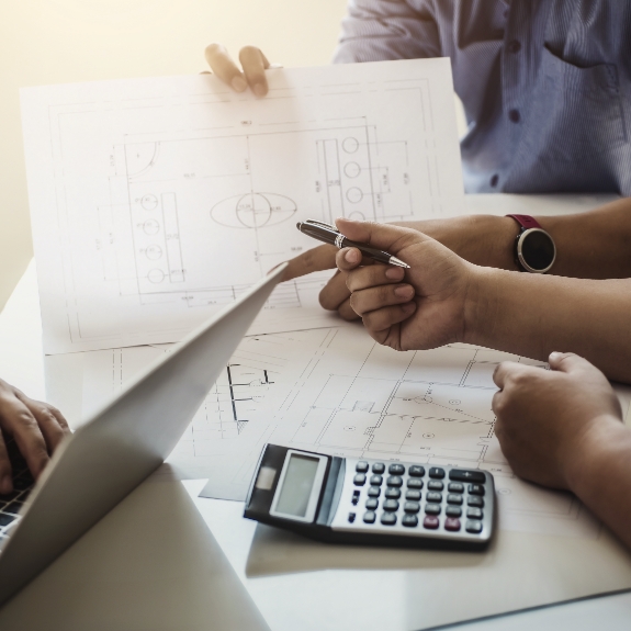 Image of people planning in an office